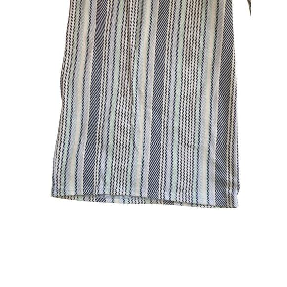 Chic Wide-Leg Striped Palazzo Pants Lightweight Flowy Fit Elastic Waist Girls L - Picture 4 of 8